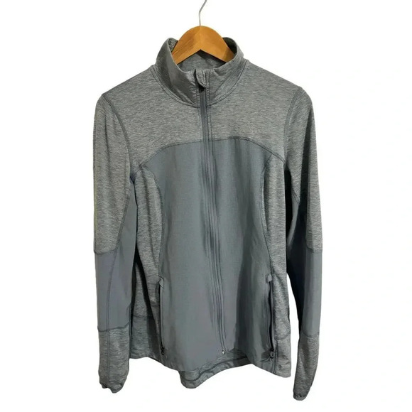 Columbia Swiftwater Falls Jacket Slate Blue Color block Zip Front Women's M - Picture 1 of 10